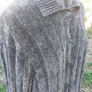 Vintage CP Shades rayon sweater, matches the skirt listed next.